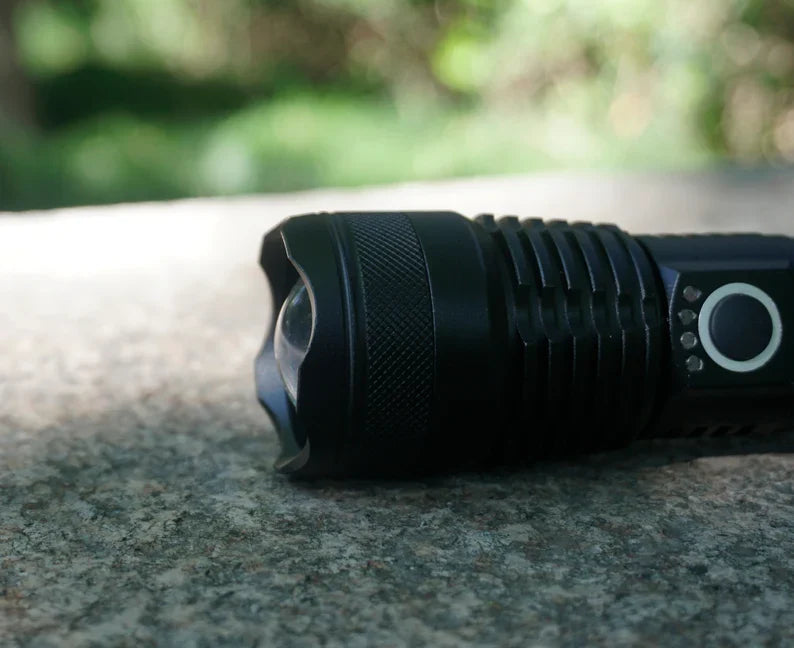 Telescopic Zoom LED Handheld Emergency Flashlight